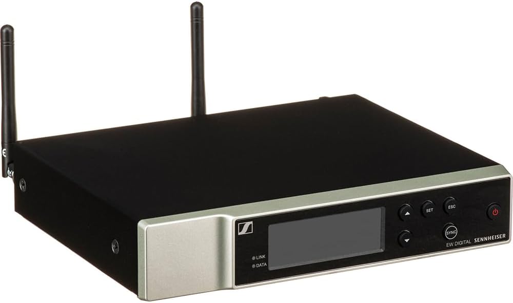 Sennheiser EW-D 835-S Set (R4-9) All-in-one Wireless Microphone System Bundle w/ Pig Hog PHM10 8mm Mic Cable, 4-pack Blucoil AA Batteries and Liquid Audio Polishing Cloth