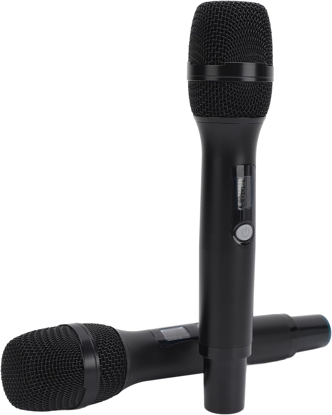 Bnineteenteam Dual Microphone with DSP Handheld Cordless Mic, Rechargeable Receiver Ideal for Home Karaoke