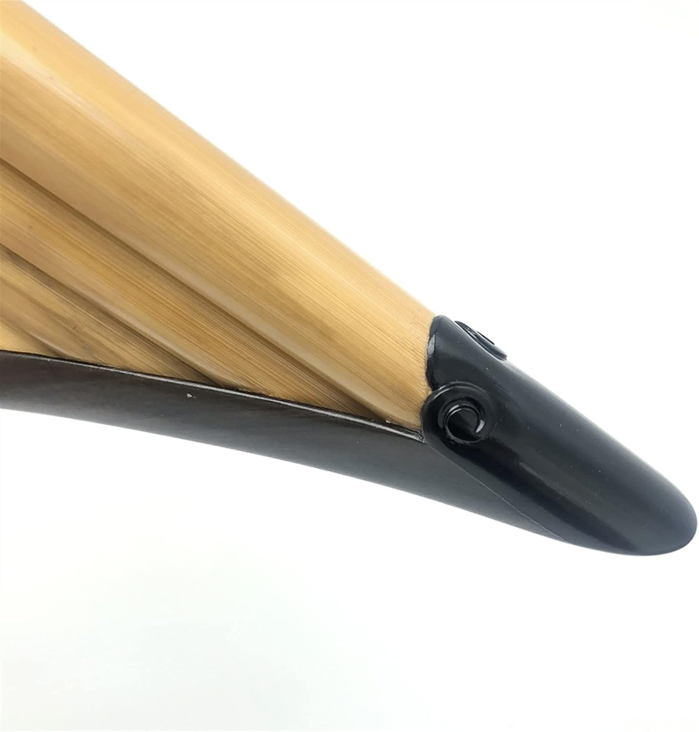 PanPipes Woodwind Instrument 25 Pipes C/D Key Bamboo Panflute Handmade Standard Process Professional Panpipes Musical Instruments (Color : Left Nature Corks)