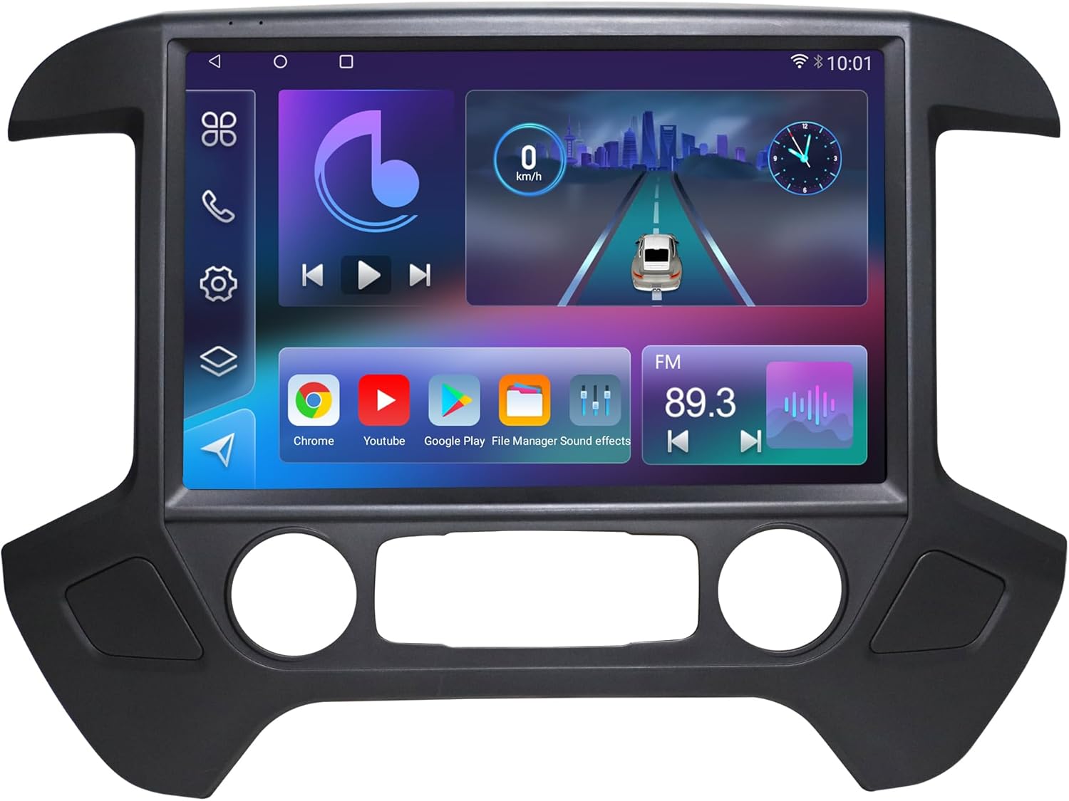 Cidava 13.1 Inch Car Radio for Chevrolet Silverado and GMC Sierra 2014-2018, Android 13 Qualcomm Car Stereo for GMC, Tesla Style Screen Head Unit Replacement with Carplay, Android Auto, Fast Boot