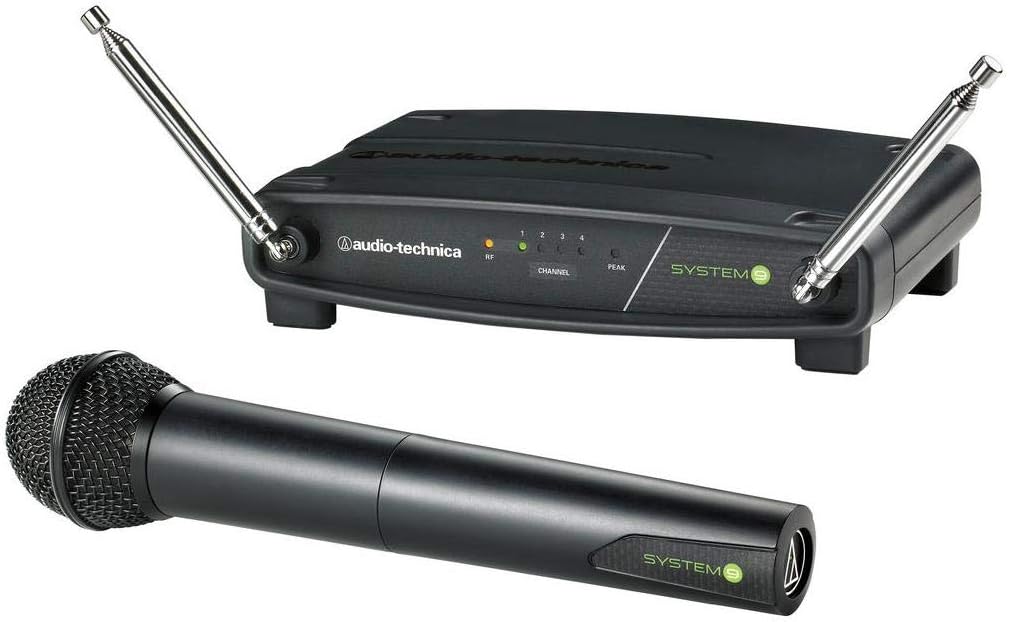 Audio-Technica System 9 VHF Wireless Handheld Microphone System, 169 to 172MHz