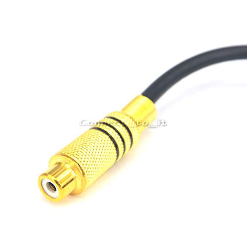 10 Pieces XLR 3 Pin Female to RCA Female Jack Connector Adapter Cable 0.6 Feet