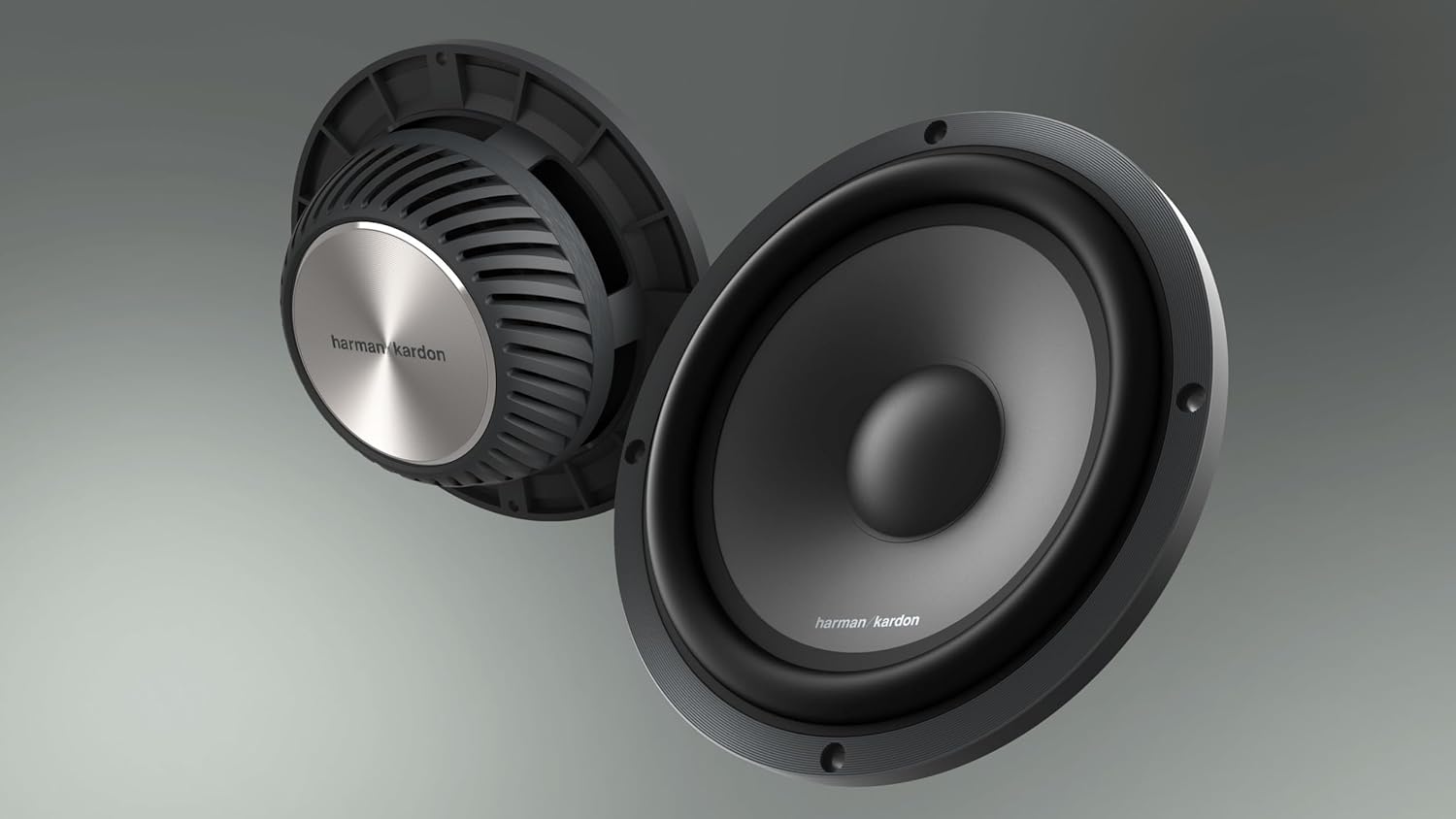 Harman Kardon Car Audio - 6.5 Premium Car Component Speakers - Deep Ceramic Composite Cones & High-Resolution Car Tweeter