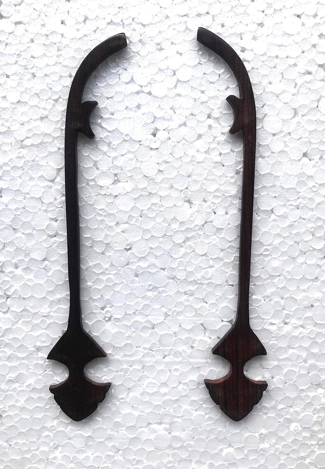 1 Pair Professional Sheesham Santoor Sticks Special Sharp Edge Seasoned