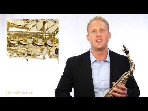 Jean Baptiste 290AL Eb Alto Student Saxophone, Yellow Brass