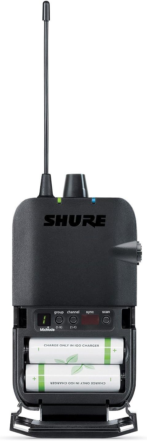 Shure P3R Wireless Bodypack Receiver for PSM300 Personal Monitoring Systems - H20 Band