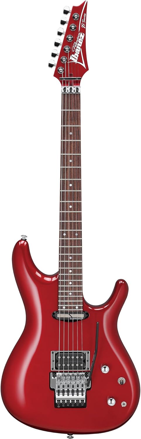 Ibanez JS240PS JS Joe Satriani Electric Guitar - Candy Apple Bundle with Gig Bag, Tuner, Strap, Cable, Austin Bazaar Instructional DVD, and Polishing Cloth