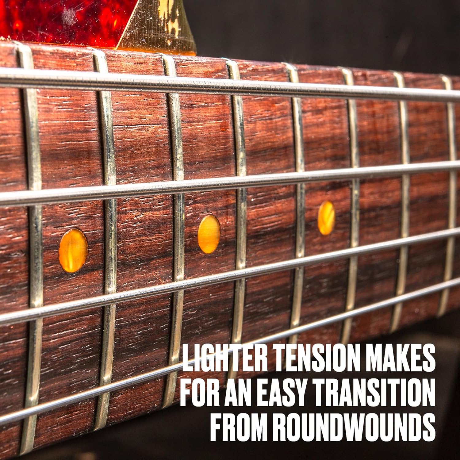 Jim Dunlop Stainless Steel Flatwound Medium Scale Bass Strings 40-100