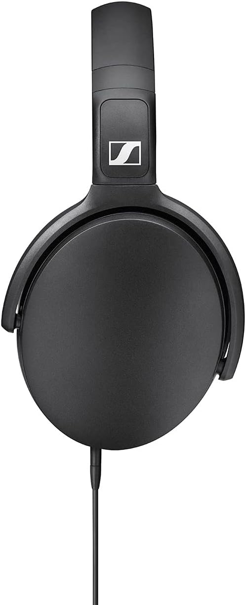 Sennheiser HD 400S - Audiophile Closed Back Headphones with One-Button Smart Remote on Detachable Cable,Black