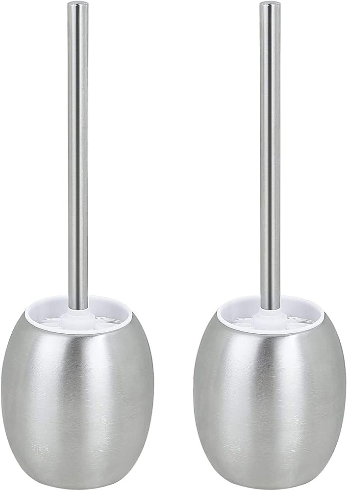 Toilet Brush No Dead Corners Household Toilet Brush Long Handle Soft Hair Toilet Cleaning Kit 2 Pack