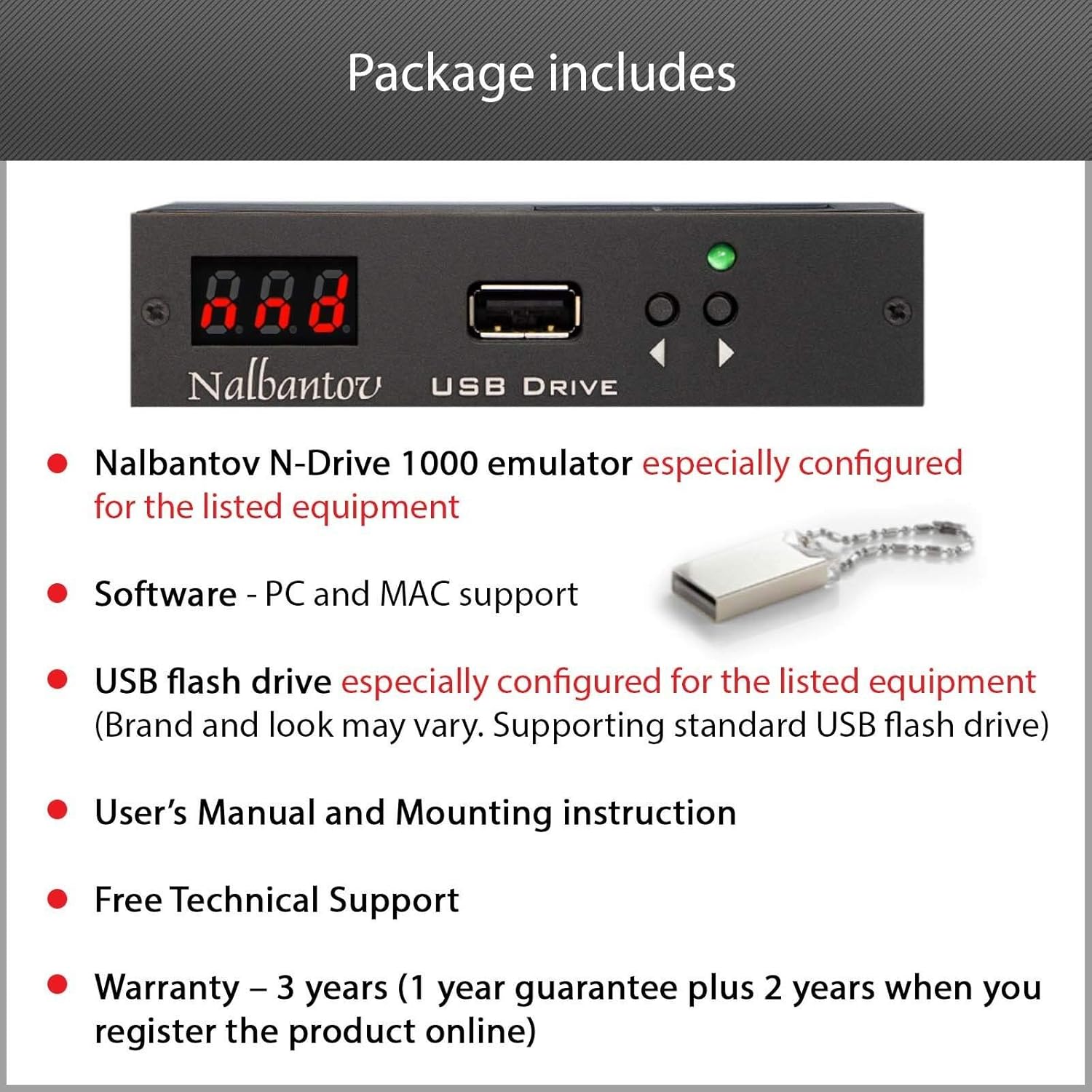 Floppy Disk USB Emulator Nalbantov N-Drive 1000 for Korg Triton & Triton Pro ProX Rack