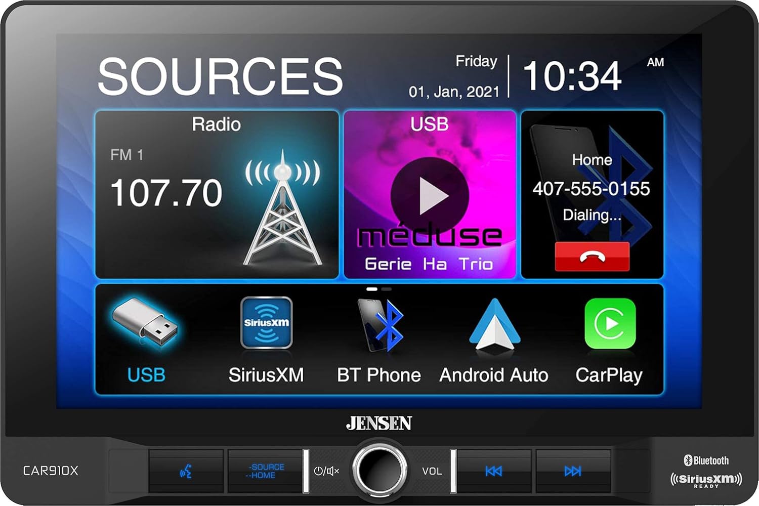Jensen CAR910X Multimedia 9