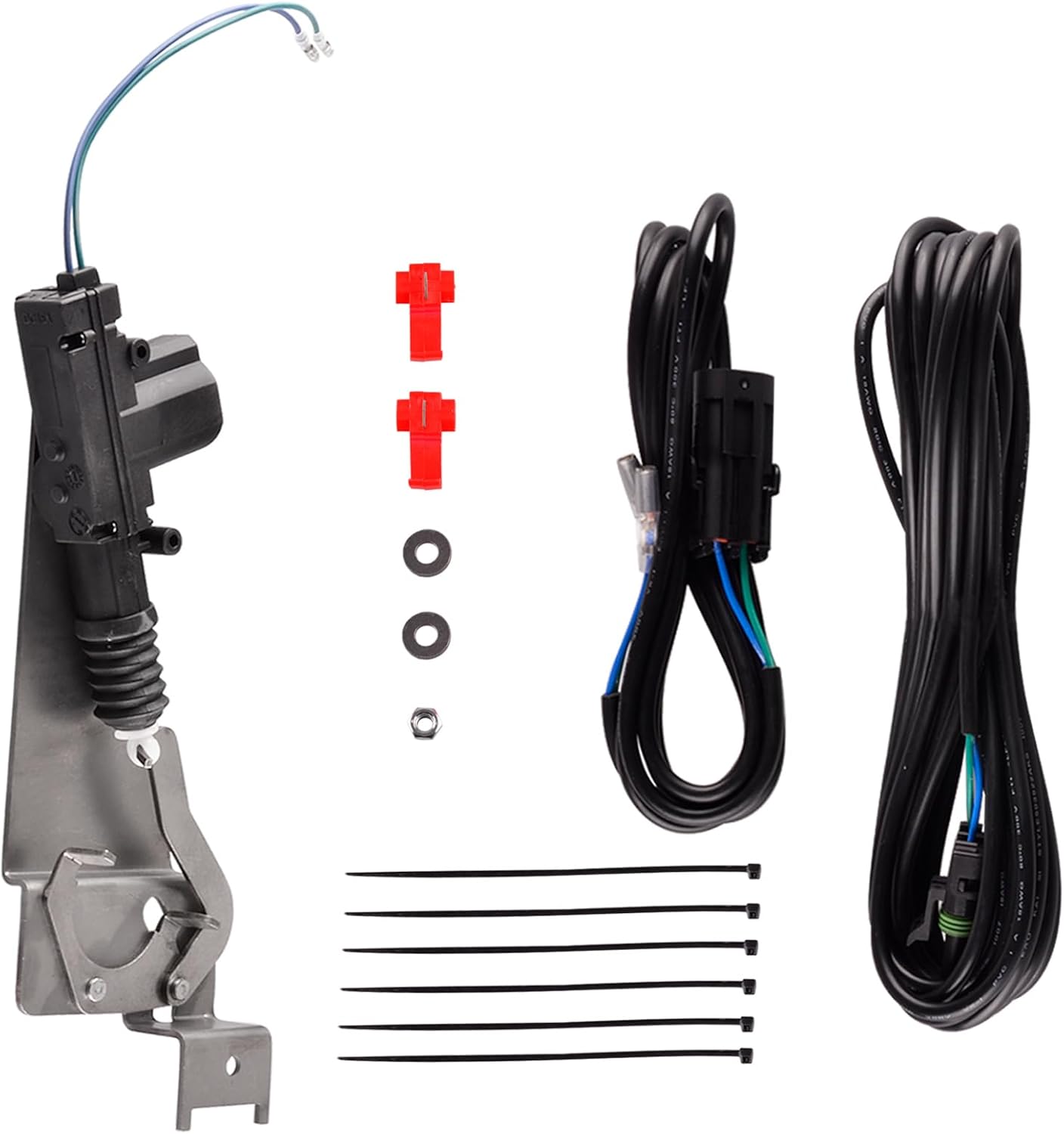 Power Tailgate Lock Compatible for Ford F-150 F-250 F-350 1997-2016 Anti-Theft Rear Latch Actuator Wiring Harness Assembly PL8250 Easy to Install Anti Theft Truck Tailgate Lock Replacement