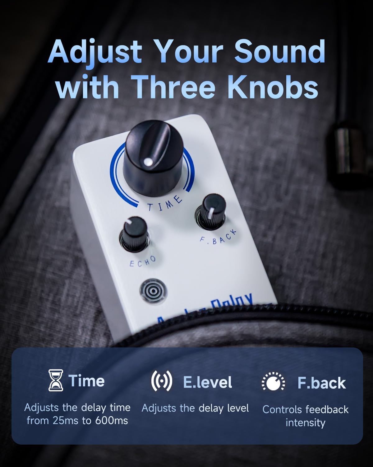 FLAMMA FC17 Delay Pedal and FC04 Tuner Pedal