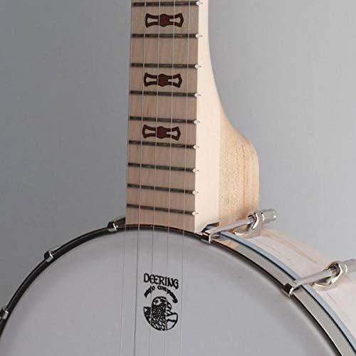 Deering Goodtime LEFT HANDED 5-String Openback Banjo with Hard Case Instrument Alley Open Back Bundle (Nickel Hardware)