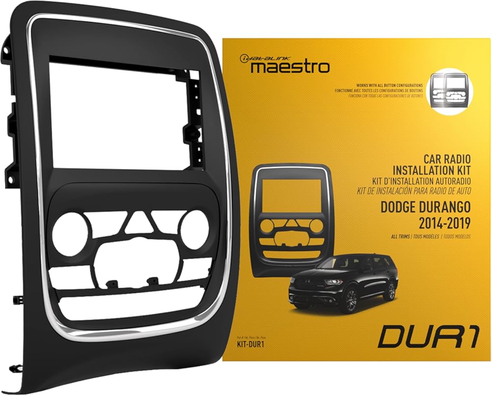 Datalink Maestro KIT-DUR1 Dash Kit Solution and Installation Harness for Select 2014-2020 Dodge Durango Vehicles (ADS-MRR or ADS-MRR2 Module Also Required)
