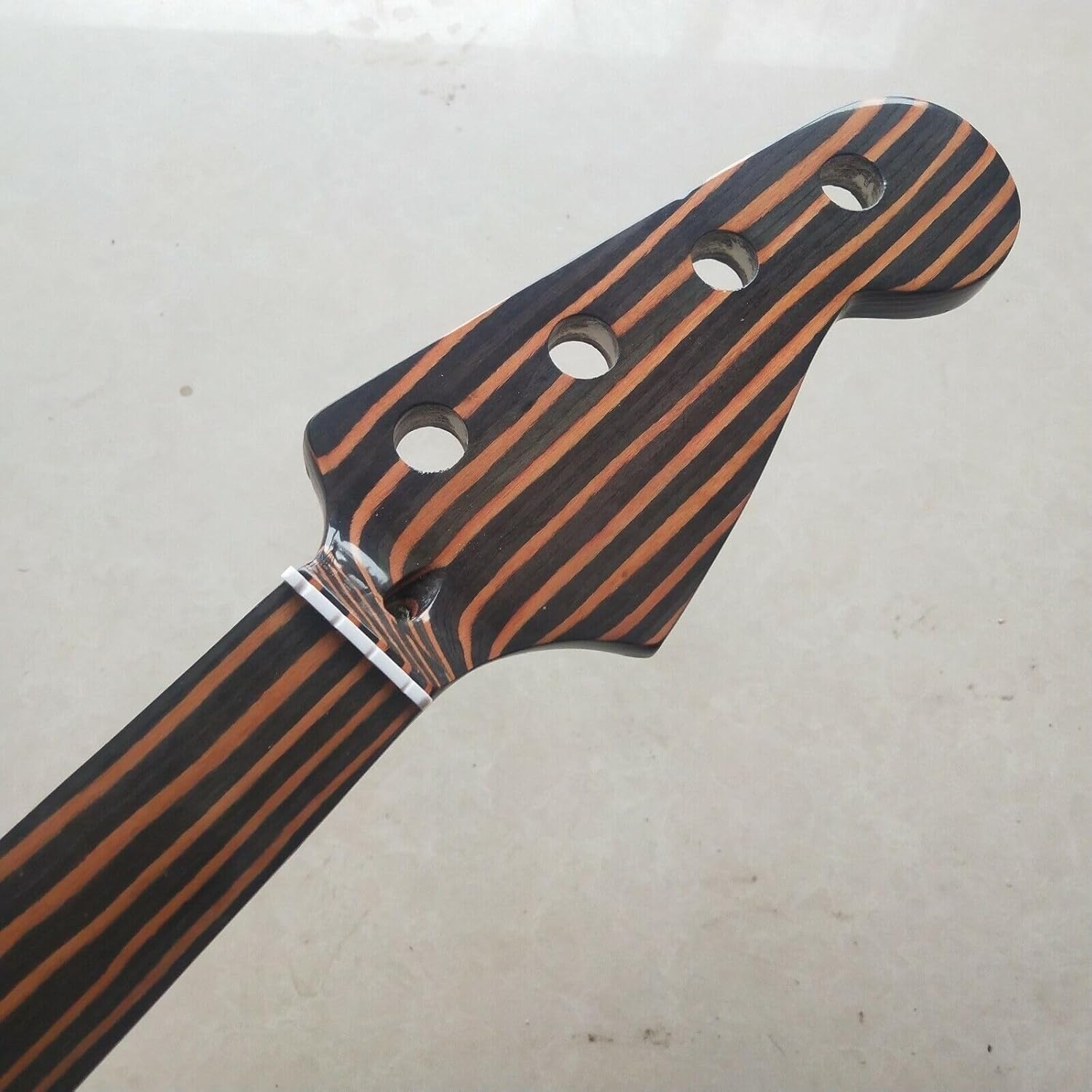 Fretless 4-String Bass Guitar Neck 20-Fret 34-Inch Maple Pattern Fingerboard Replacement Parts