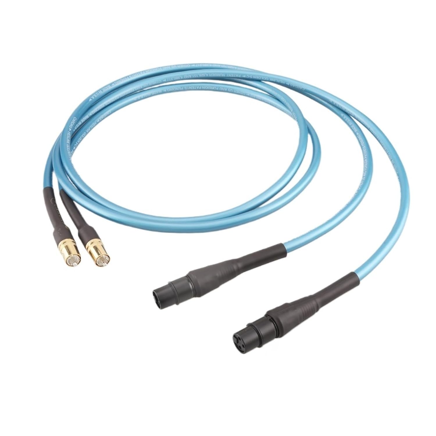 HiFi RCAA to XLRR Balanced Plug Audio Cable Cross Audio Amplifier CD DVD Player RCAA Interconnect Cable(RCA to XLR Male,1m)