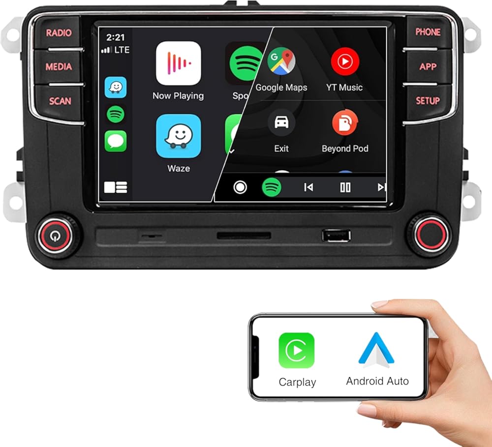 Car Stereo RCD360 PROII Carplay Android Auto Radio de Coche RCD330 Estéreo Car Stereo Bluetooth,FM,USB,SD,OPS for VW Golf MK5 MK6 Passat Jetta CC