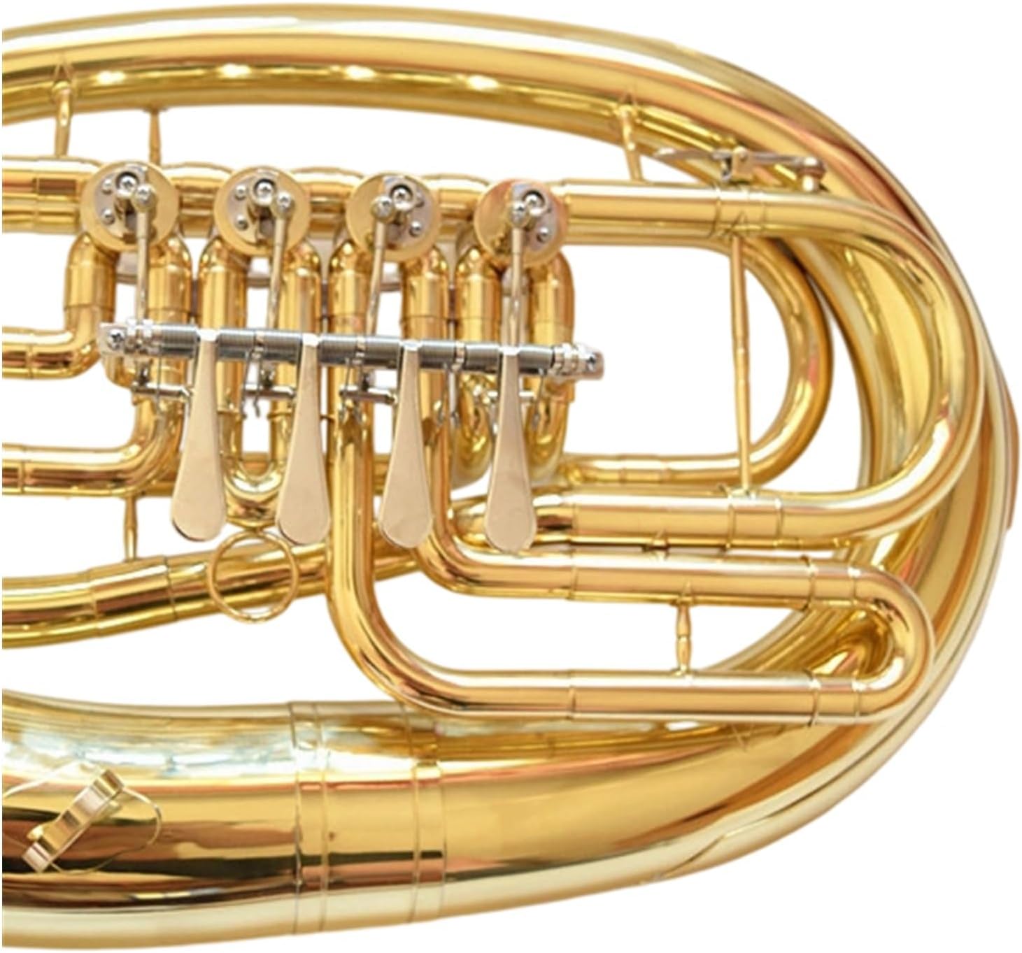 B Flat Euphonium Instrument Four Keys Brass Material Euphonium All-brass Instrument
