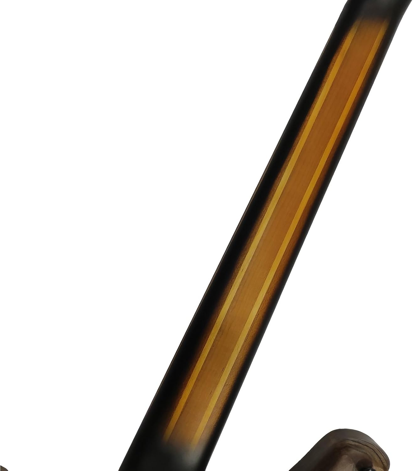 VENEKA Headless Electric Guitar 7 Strings Fan-Shaped Stainless Steel Frets Ash Wood Body Handmade Headless Electric Guitar with Black Hardware