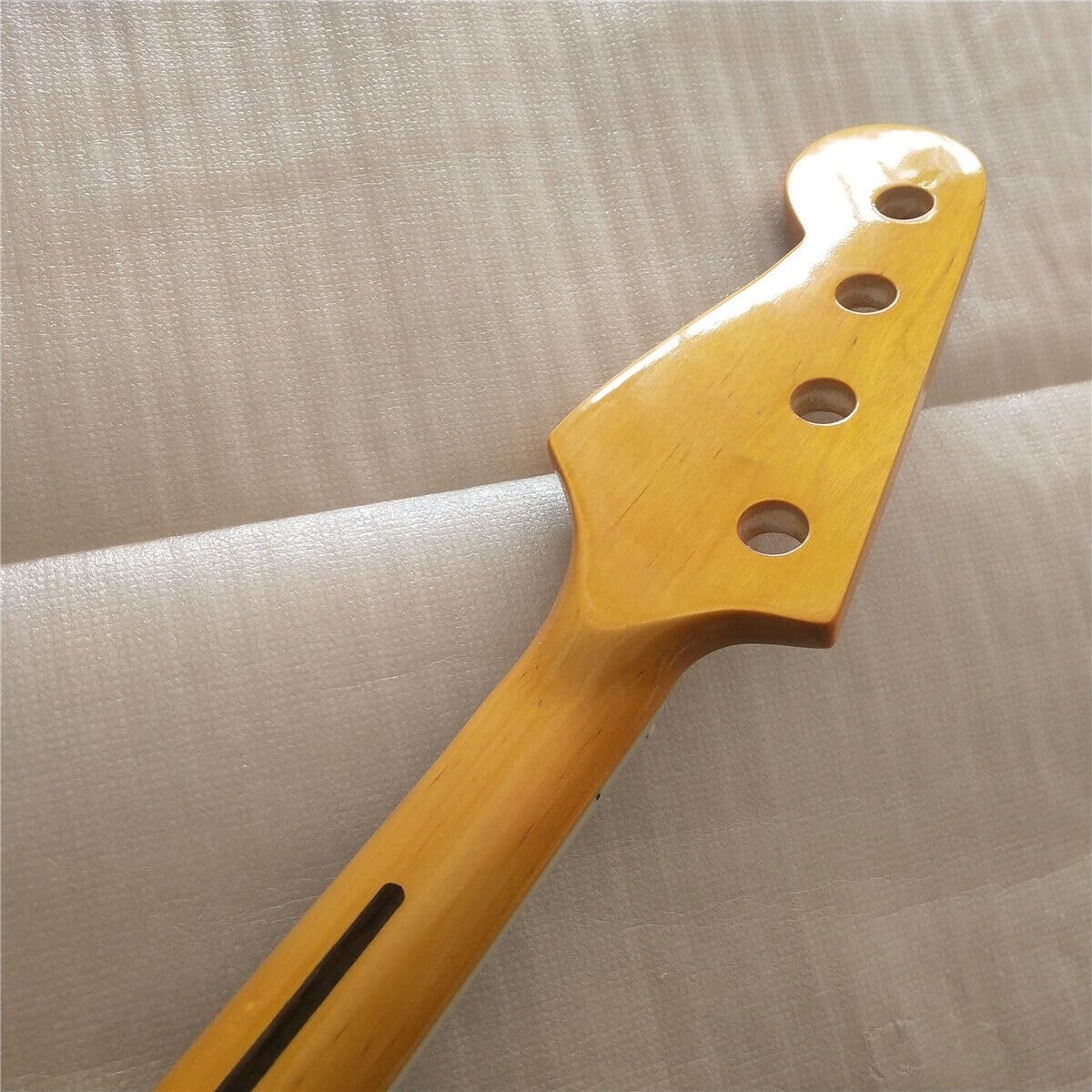 Yeloow Jazz BASS Guitar Neck Maple 21 Fret Rosewood Fingerboard Inlay 4 String