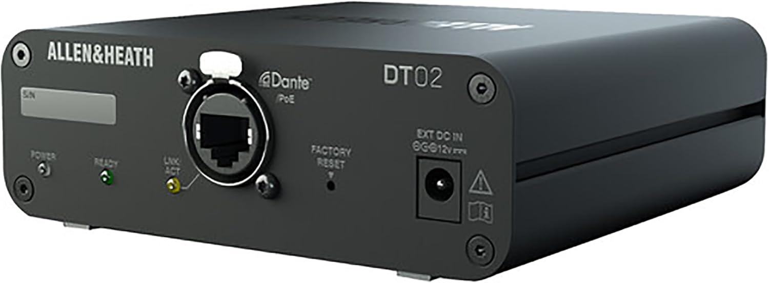 Allen & Heath AH-DT-02-M Dante Output Interface, 2 Out, No Power Supply