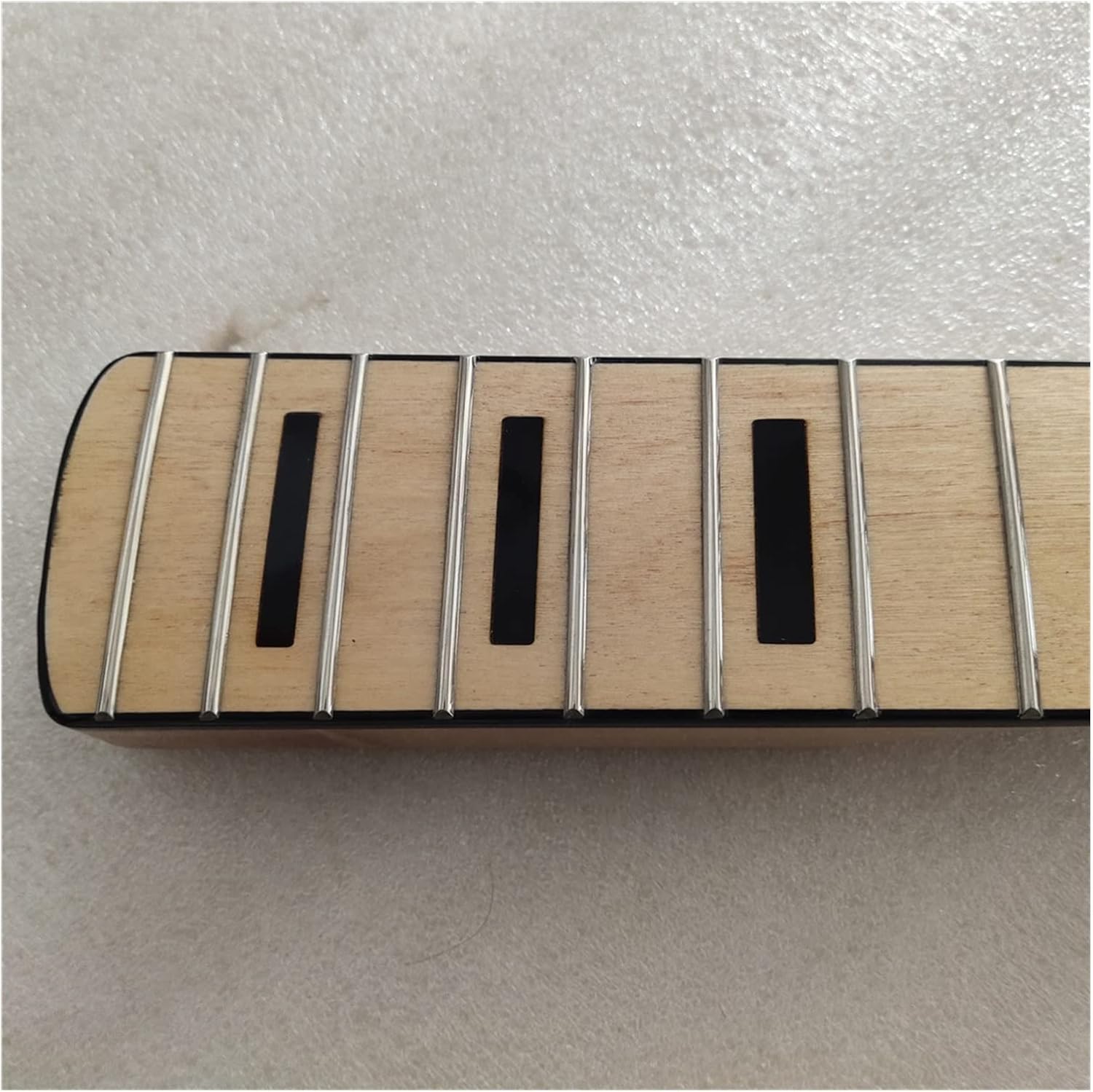 4 String Maple 20 Frets Bass Guitar Neck Replacement Maple Fingerboard 34 Inch Electric Guitar Neck