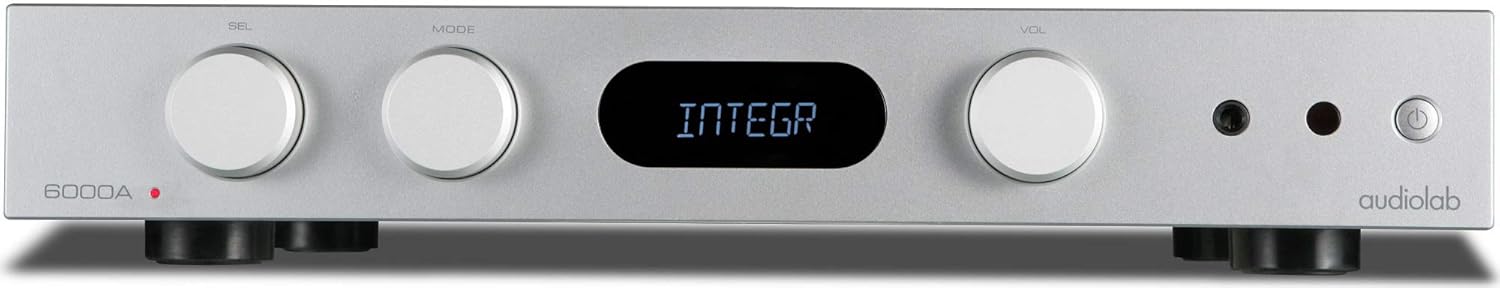 Audiolab 6000A 100-watt Stereo Integrated Amp/Bluetooth DAC - Silver