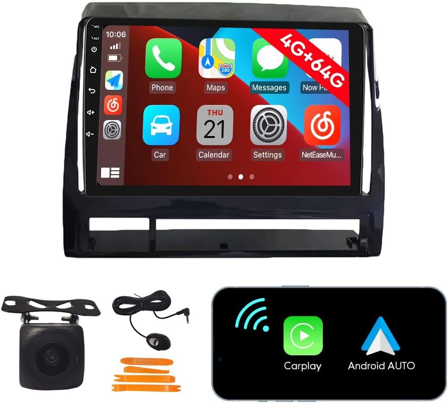 [4G 64G] Android Car Stereo FM Radio Carplay Android Auto 9