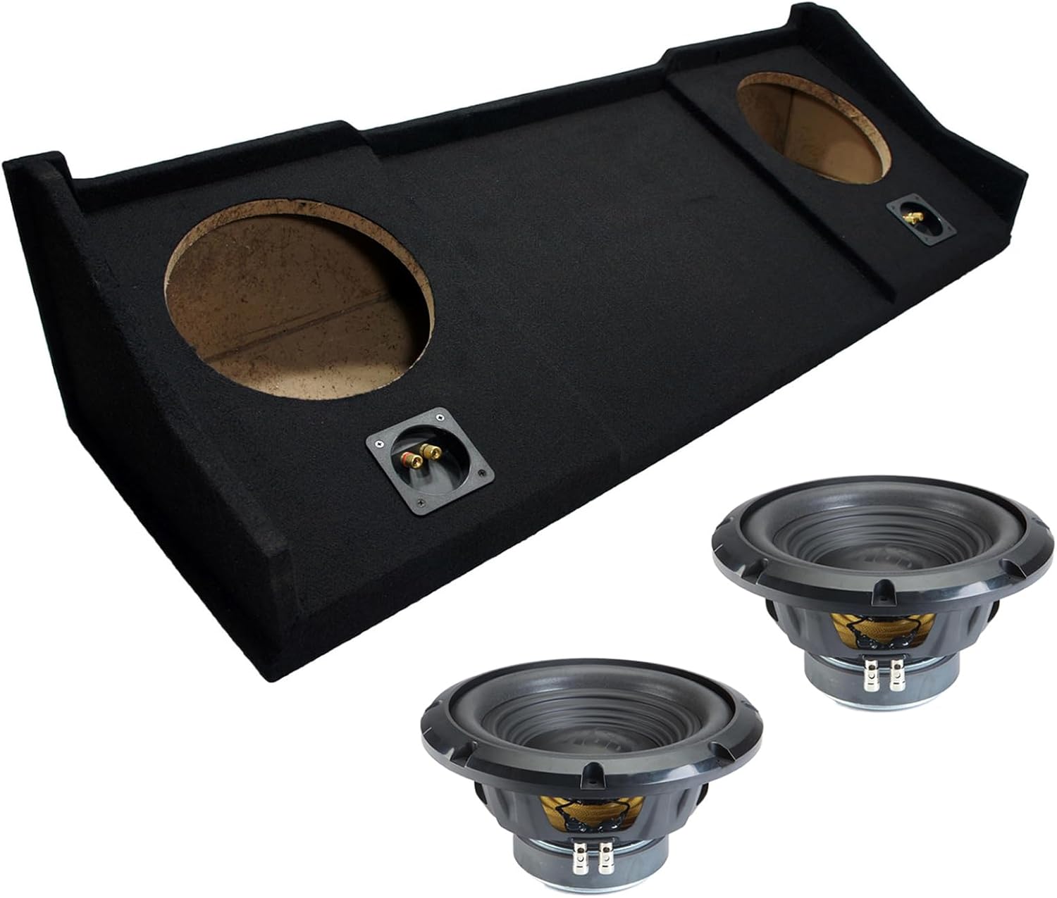 Alpine Compatible with 1994-2001 Dodge Ram Ext Cab Sealed Dual 10