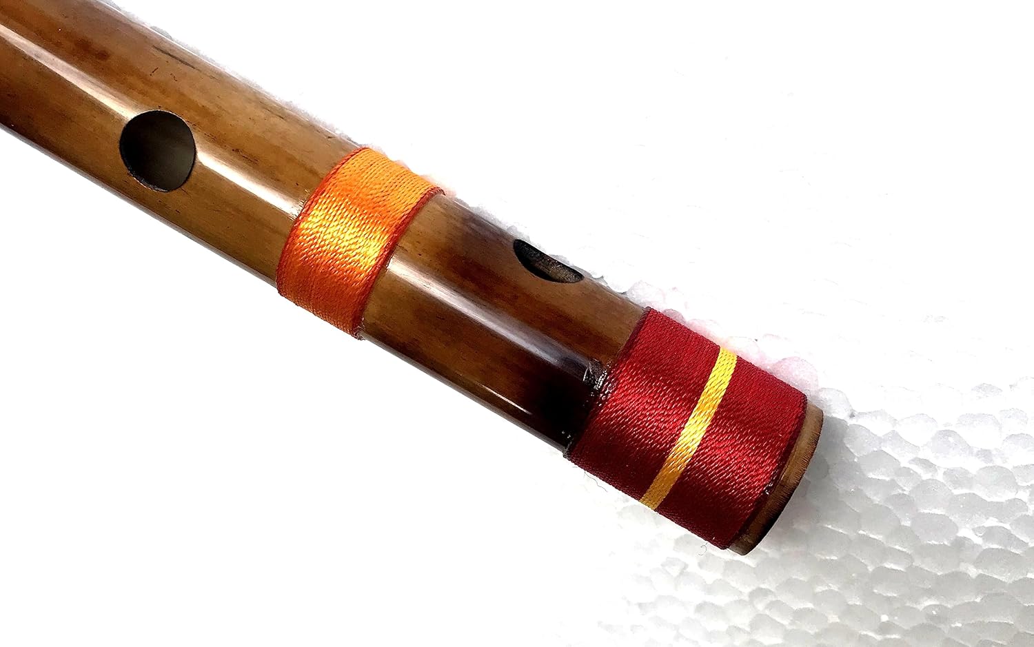 Left handed Concert Bamboo Flute C scale Fry Bansuri With Velvet cover & case