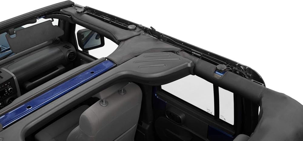 Bestop 5501101 Black Factory Style Door Surround Kit For 2007-2018 Wrangler JK Unlimited (Not Compatible W/ 2007-2009 Factory Hardware)