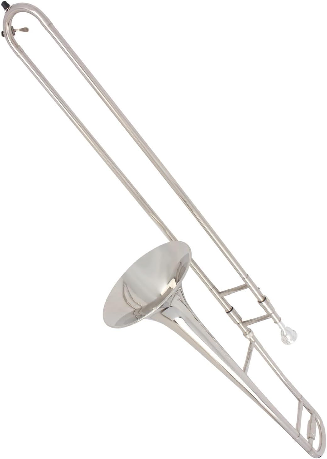 Adult Trombone Instrument Professional Alto Trombone B Flat Key Brass Silver Nickel Plated Instrument For Beginners