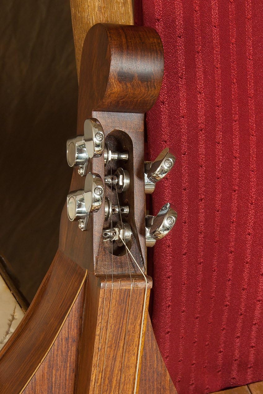 Roosebeck Grace Mountain Dulcimer 4-String Vaulted Fretboard Spruce Knotwork