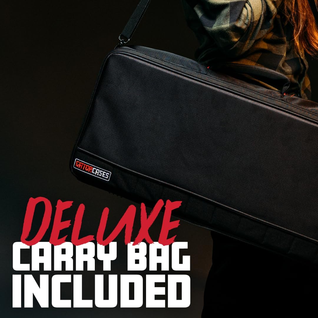 Gator Cases Aluminum Guitar Pedal Board with Carry Bag; Small: 15.75