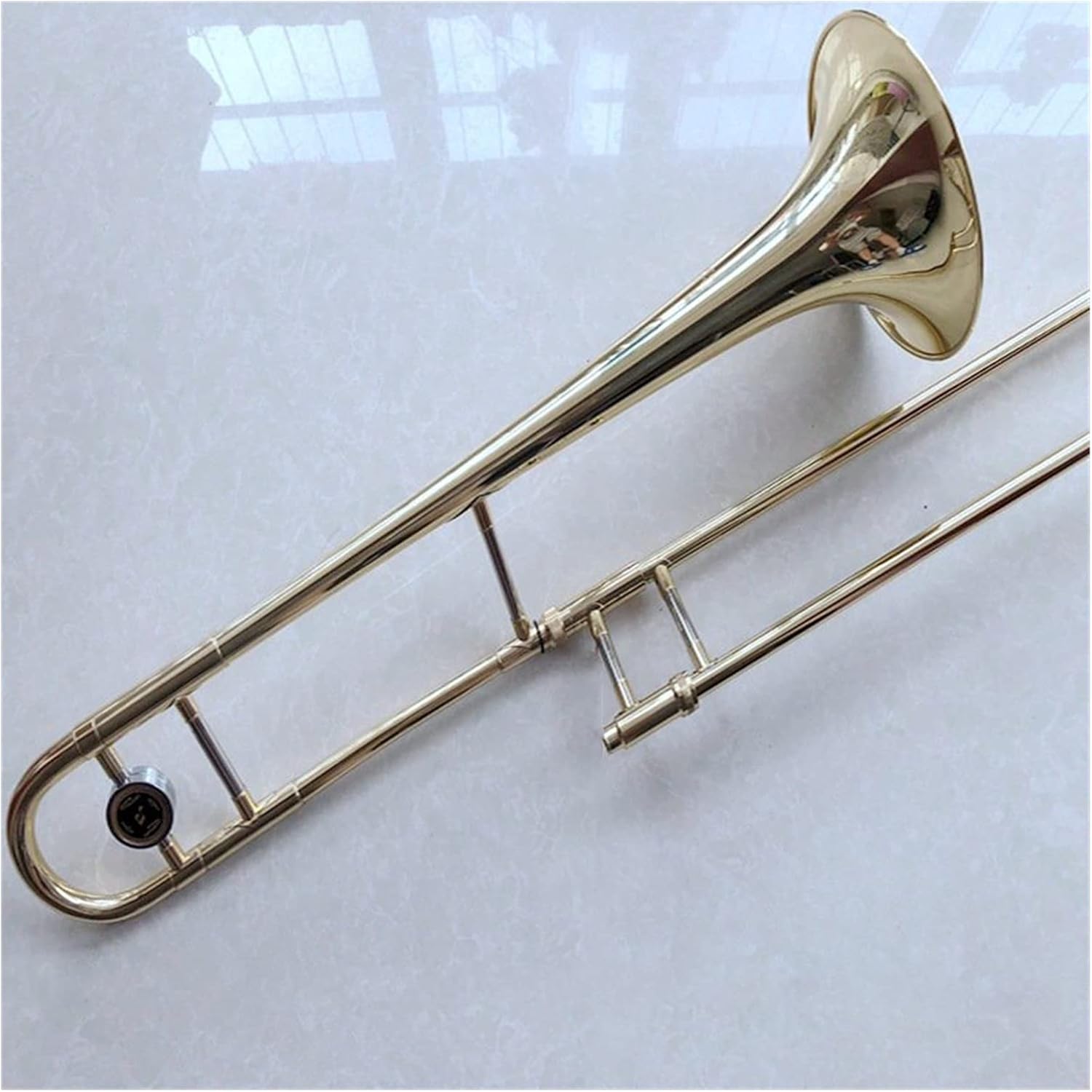 Student Trombone Trombone Instrument B Flat Tube Telescopic Trumpet Pull Horn Trombone Kit