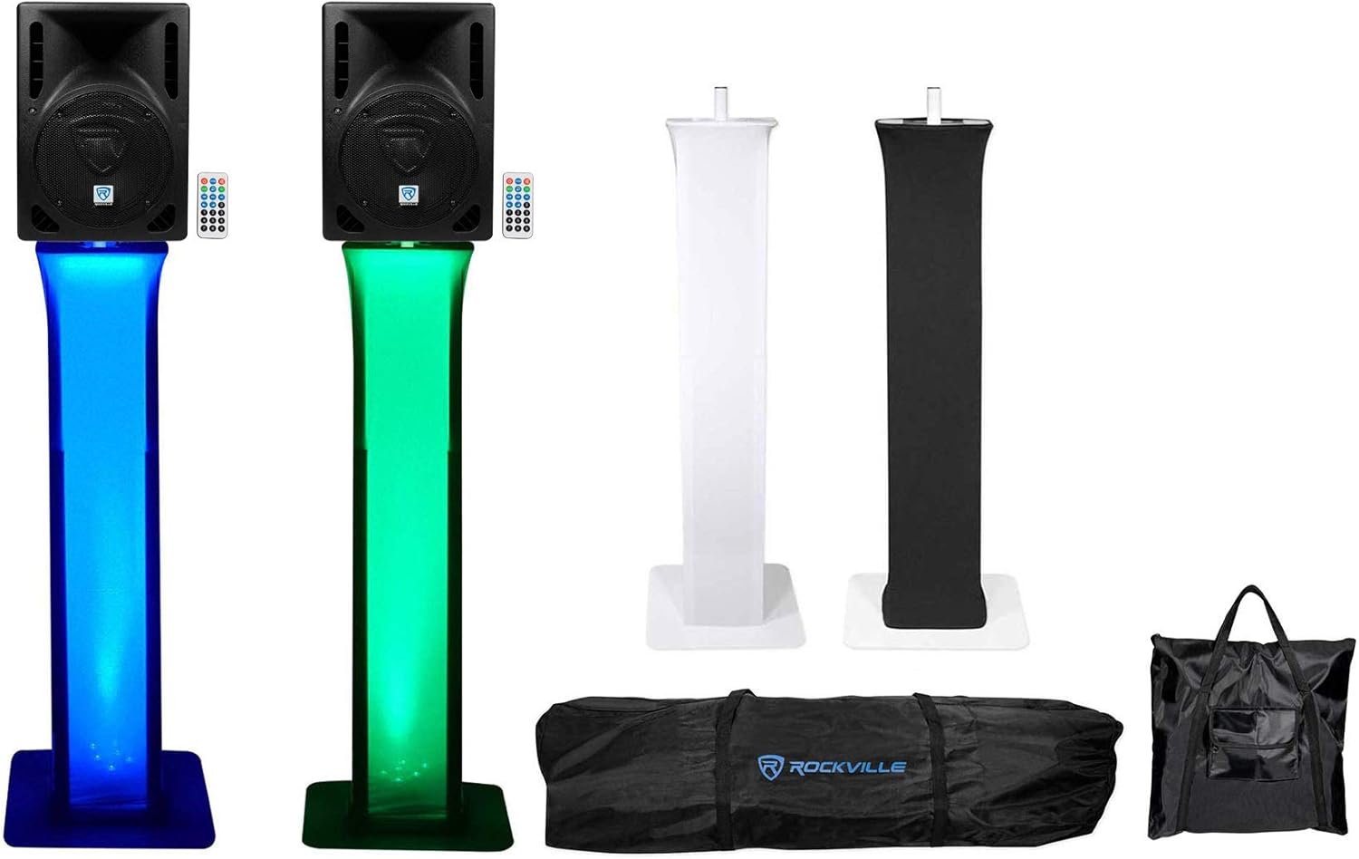 Rockville RPG8BT V2 Bundle: (2) 8