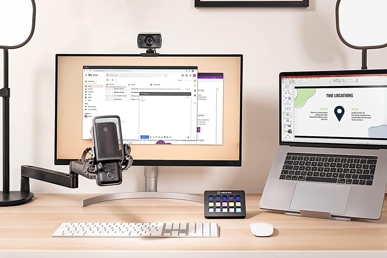 Elgato Wave Mic Arm LP - Premium Low Profile Microphone Arm with Cable Management Channels, Desk Clamp, Versatile Mounting, and Fully Adjustable – For Podcasting, Streaming, Gaming, and Home Office