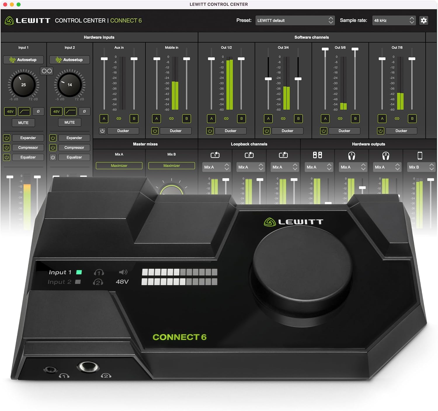 Connect 6 USB-C Interface