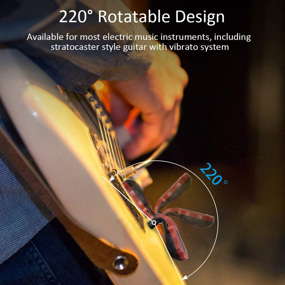 5.8GHz Wireless Guitar System Rechargeable Audio Transmitter Receiver 4 Channels Audio System for Electric Guitar Bass