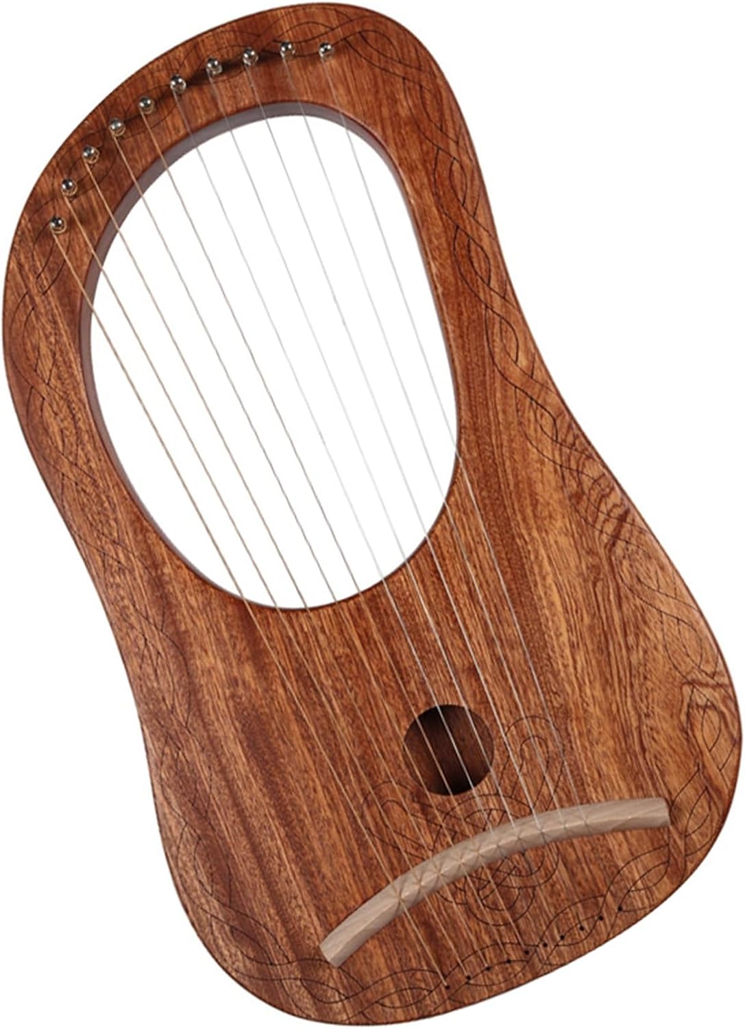 Lyre Harp Set Harp 10 Strings Beginner Small Musical Instrument Portable Easy To Learn Harp