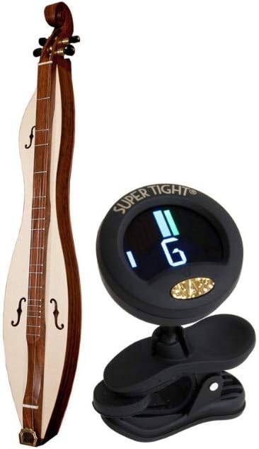 Includes: Roosebeck Mountain Dulcimer 4-string Cutaway, F-holes + Snark Clip-On Chromatic Tuner