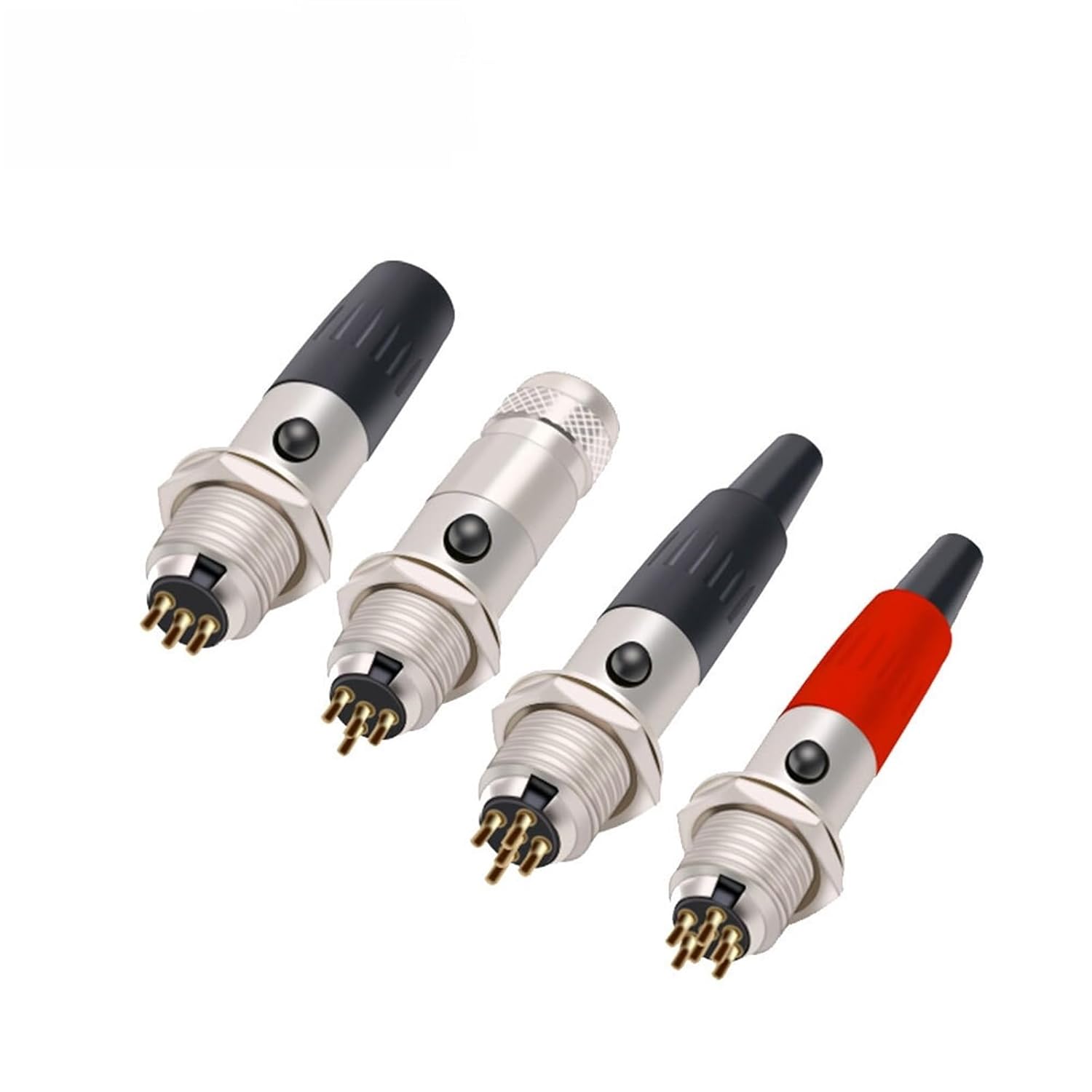 10Sets/lot Mini XLR 3 4 5 6 Pin Female Plug+ Male Socket Small XLR Audio Microphone MIC Adapter Soldering Wire Connector (Color : 10xM 10xF 6P-01)