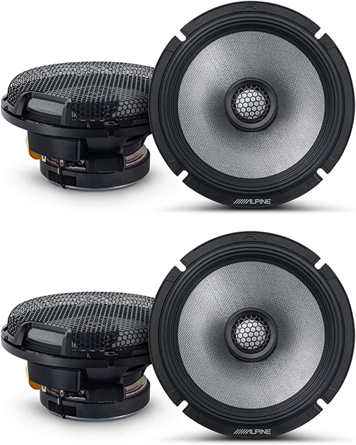Alpine Two Pairs of R2-S65 Type R High-Resolution 6.5