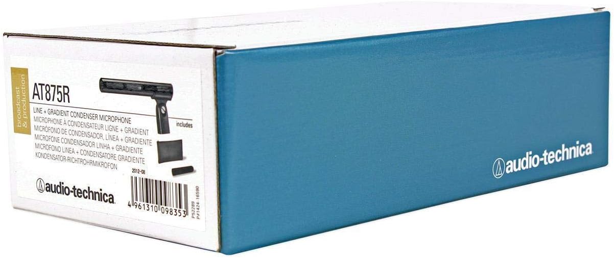 Audio-Technica (2) AT875R Shotgun Condenser Microphones Ideal for Video Production and Broadcast Audio Acquisition