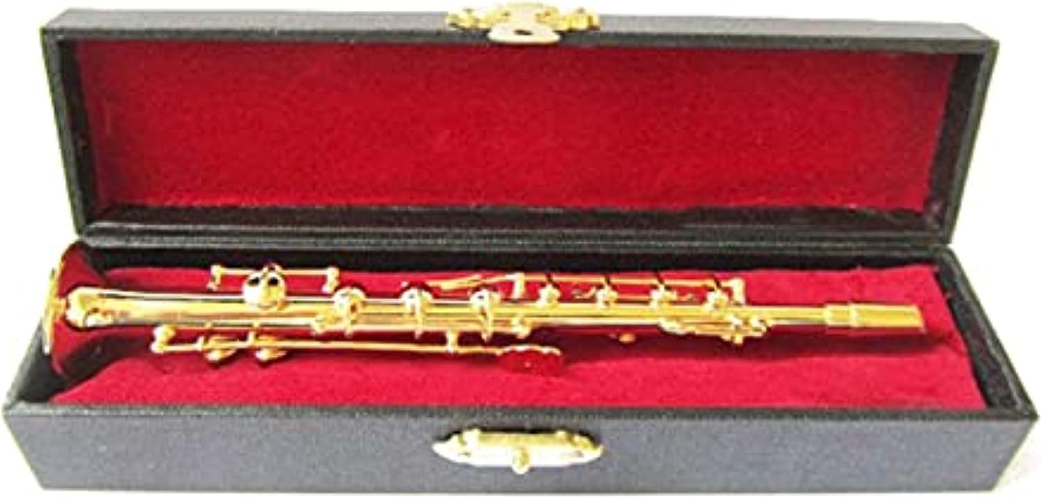 Mini Soprano Saxophone Model Miniature Saxophone Model with Metal Stand for Home Decoration Wind Instrument