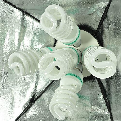 ePhoto 3 Photography Studio Continuous Lighting Kits 4500W Digital Photography Studio 3 Softbox Lighting Kit Light Set + Carrying Case H9060S3