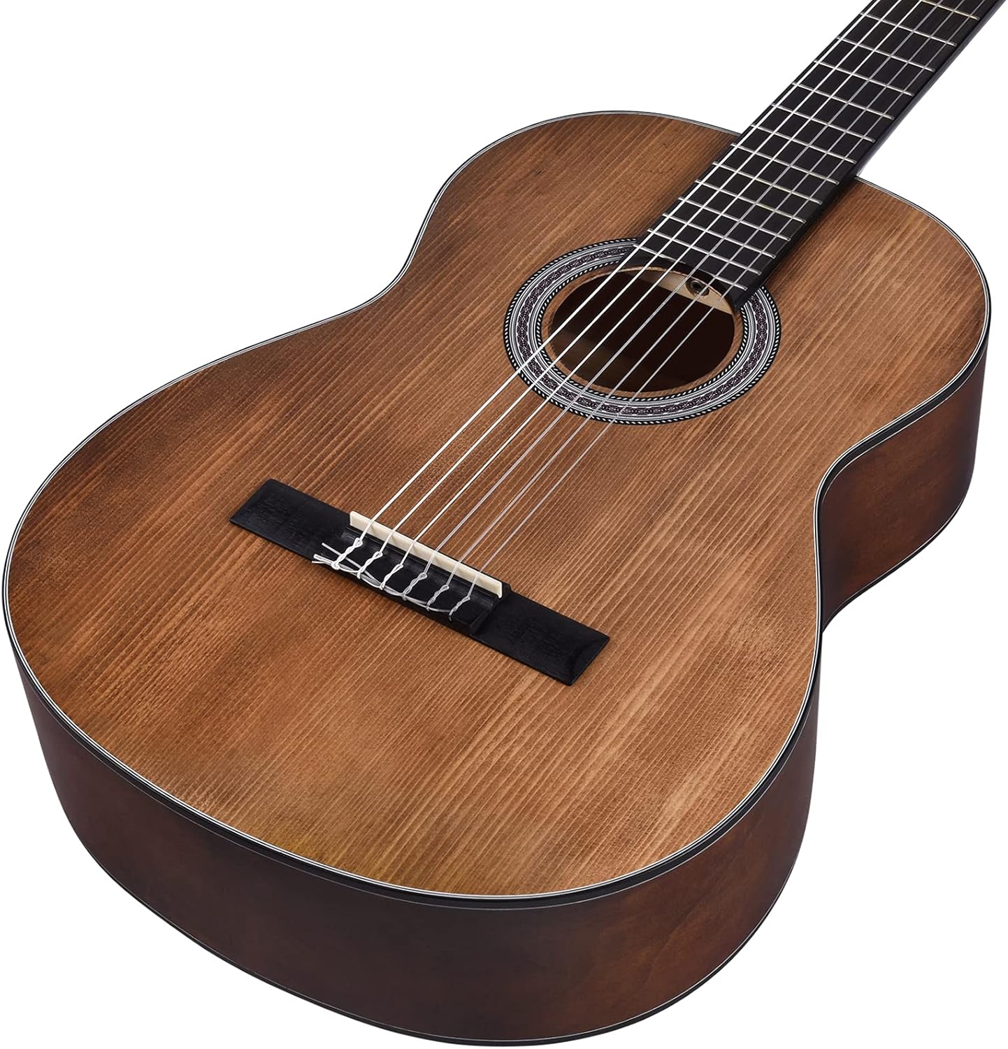 Winzz Classical Guitar 4/4 Adult Classical Guitar for Beginners 39 Inches Brown