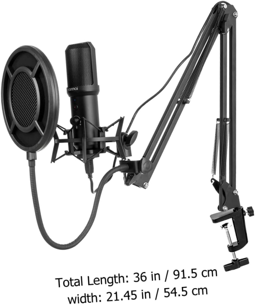 Condenser Microphone Headphone Mic USB Microphones Noise Canceling Microphone Live Streaming Microphone Streaming Mic with Stand Gaming Microphone Home Microphone Microphone Set Stands